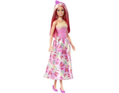 Mattel Barbie pohádková princezna růžová