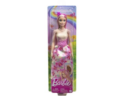 Mattel Barbie pohádková princezna růžová