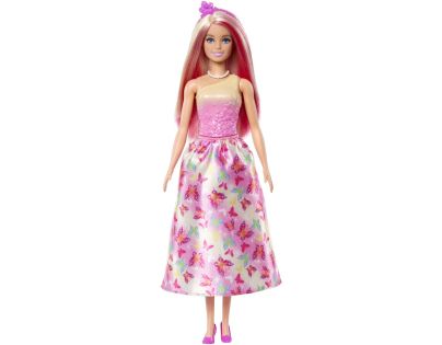 Mattel Barbie pohádková princezna růžová
