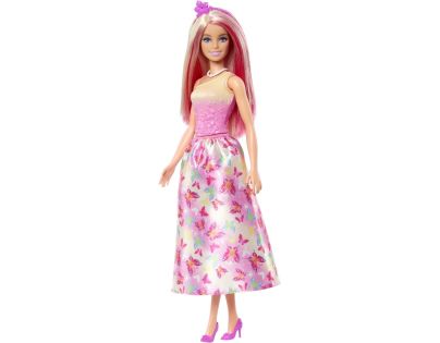 Mattel Barbie pohádková princezna růžová