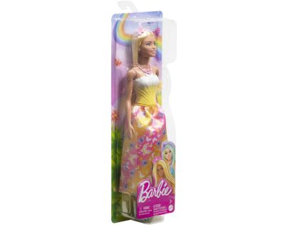 Mattel Barbie pohádková princezna žlutorůžová