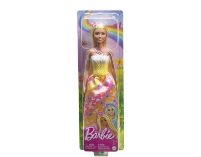 Mattel Barbie pohádková princezna žlutorůžová