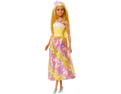 Mattel Barbie pohádková princezna žlutorůžová