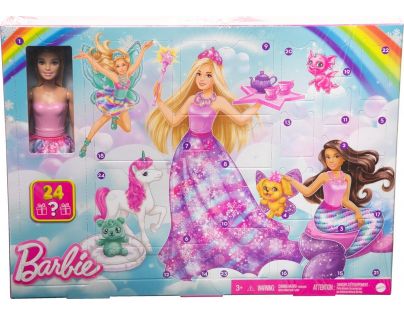 Mattel Barbie Pohádkový Adventní kalendář 2023