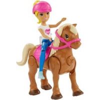 Mattel Barbie Pony a panenka Světle hnědý FHV63 2