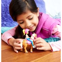 Mattel Barbie Pony a panenka Světle hnědý FHV63 5