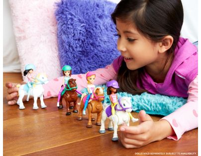 Mattel Barbie Pony a panenka Světle hnědý FHV63