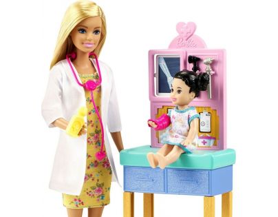 Mattel Barbie povolání herní set dětská doktorka blondýnka