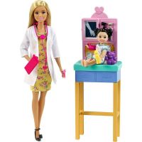 Mattel Barbie povolání herní set dětská doktorka blondýnka