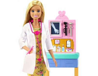 Mattel Barbie povolání herní set dětská doktorka blondýnka