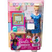 Mattel Barbie Povolání Herní set s panenkou Učitelka v modrých šatech 6