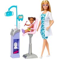 Mattel Barbie Povolání Herní set s panenkou Zubařka blondýnka - Poškozený obal