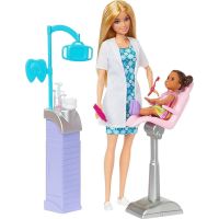 Mattel Barbie Povolání Herní set s panenkou Zubařka blondýnka 2