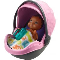 Mattel Barbie Příběh z deníku chůvy Miminko a růžový kočárek 3