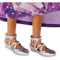 Mattel Barbie Princezna Hnědé vlasy Fialové šaty 4