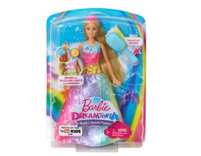 Mattel Barbie Princezna Magické vlasy Blondýnka