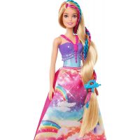 Mattel Barbie Princezna s barevnými vlasy herní set 2