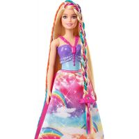 Mattel Barbie Princezna s barevnými vlasy herní set 6