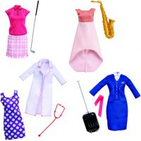 Mattel Barbie profesní oblečení s doplňky FKT13 Letuška 3