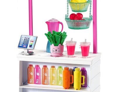 Mattel Barbie Smoothie stánek s panenkou
