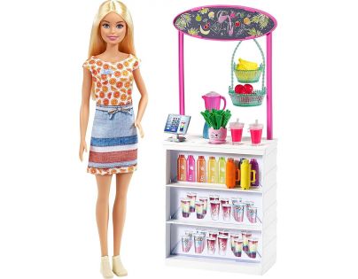 Mattel Barbie Smoothie stánek s panenkou
