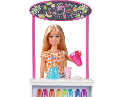 Mattel Barbie Smoothie stánek s panenkou