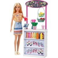 Mattel Barbie Smoothie stánek s panenkou 2