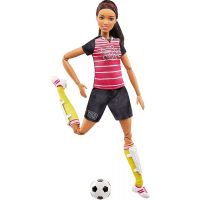 Mattel Barbie sportovkyně Fotbalistka brunetka 3