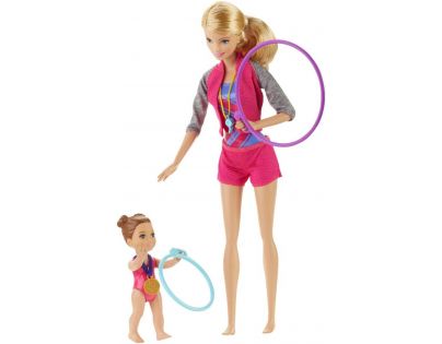 Mattel Barbie sportovní set Gymnastka
