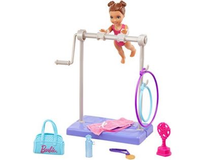 Mattel Barbie sportovní set Gymnastka