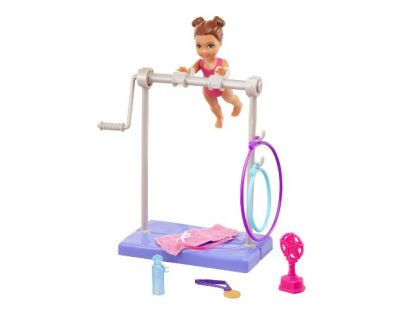Mattel Barbie sportovní set Gymnastka