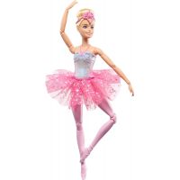 Mattel Barbie Svítící magická baletka s růžovou sukní 31 cm 2