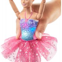 Mattel Barbie Svítící magická baletka s růžovou sukní 31 cm 6