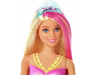 Mattel Barbie svítící mořská panna s pohyblivým ocasem běloška - Poškozený obal