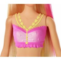 Mattel Barbie svítící mořská panna s pohyblivým ocasem běloška - Poškozený obal 5