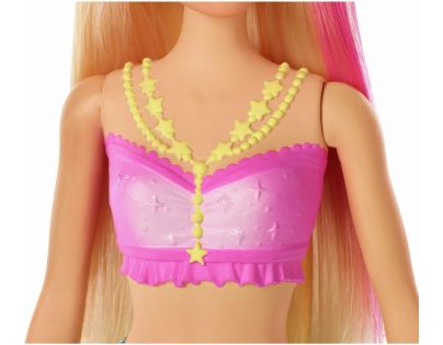 Mattel Barbie svítící mořská panna s pohyblivým ocasem běloška - Poškozený obal