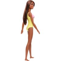 Mattel Barbie v plavkách černoška žluté s listy 2