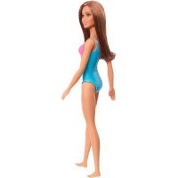Mattel Barbie v plavkách hnědovláska modrorůžové 2
