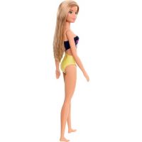 Mattel Barbie v plavkách světlovláska žlutomodré s pruhy 3