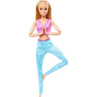 Mattel Barbie v pohybu Blondýnka v modrých legínách