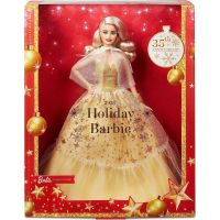 Mattel Barbie Vánoční panenka blondýnka 2023 5