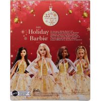 Mattel Barbie Vánoční panenka blondýnka 2023 6