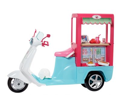 Mattel Barbie Vaření a pečení Bistro skútr