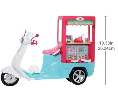 Mattel Barbie Vaření a pečení Bistro skútr