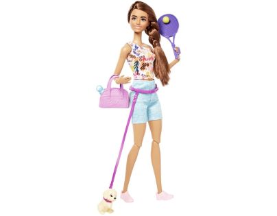 Mattel Barbie wellness panenka tenistka