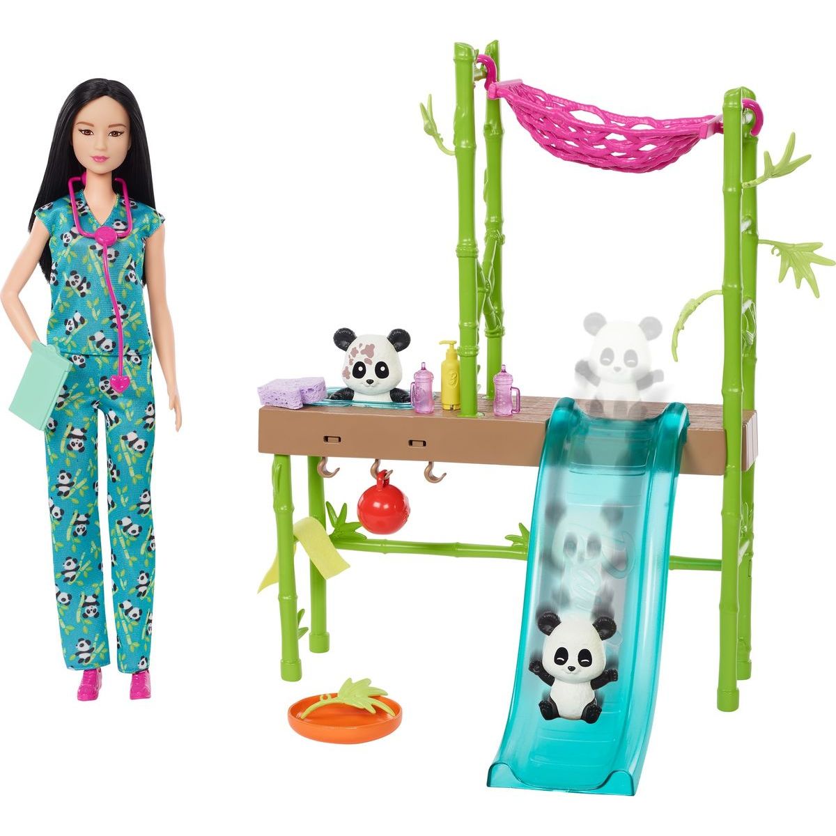 Mattel Barbie záchrana pandy herní set HKT77