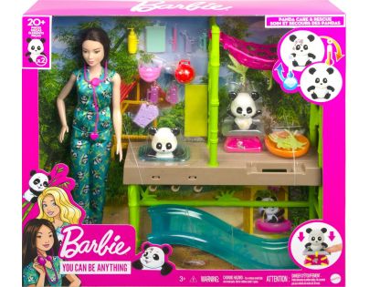 Mattel Barbie Záchrana pandy herní set