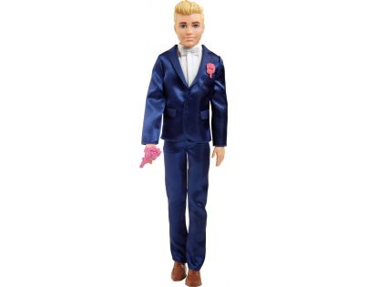 Mattel Barbie Ženich tmavě modrý oblek