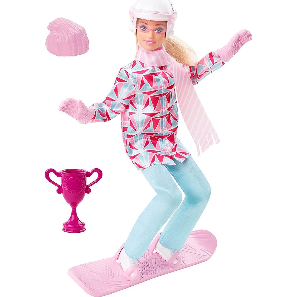 Mattel Barbie zimní sporty snowboardistka HCN32