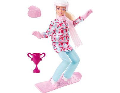 Mattel Barbie Zimní sporty Snowboardistka 29 cm